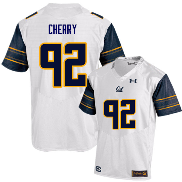 Men #92 Gabe Cherry Cal Bears (California Golden Bears College) Football Jerseys Sale-White